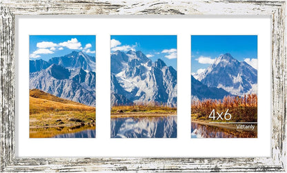 Vittanly 11x14 Collage Picture Frame, Displays 5Pcs 4x6 Pictures with Mat or 1Pcs 11x14 without Mat for Wall Mounting, Picture Frames Collage Wall Decor in Black, 1 Pack