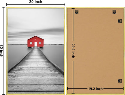 ELSKER&HOME 22.375 x 34 Poster Frame 3 Pack, Black Picture Frame for Horizontal or Vertical Wall Mounting, Sturdy and Scratch-proof