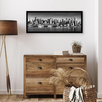 Americanflat 16x20 Picture Frame with Polished Plexiglass - Black Picture Frame - Wide Photo Frames Made of Engineered Wood for Vertical or Horizontal Wall Display - Epic Collection - Black - Colors B