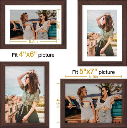 Vittanly 11x14 Picture Frame, Display Pictures 8x10 with Mat or 11x14 without Mat, Photo Frame for Wall Mounting, Black, 1 Pack - Colors B