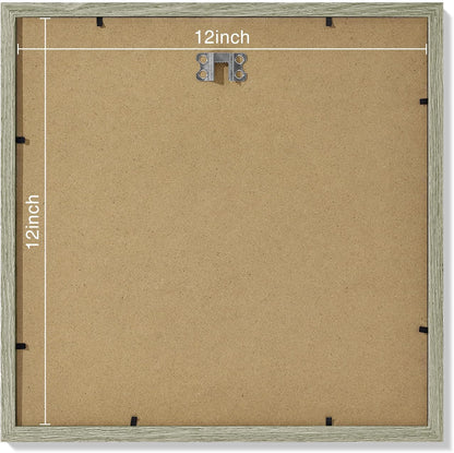 Vittanly 8x10 Picture Frames Set of 9, Shatter Resistant Plexiglass, Display 5x7 Pictures with Mat or 8x10 without Mat, Photo Frames for Wall or Tabletop, Engineered Wood, Black - Colors B