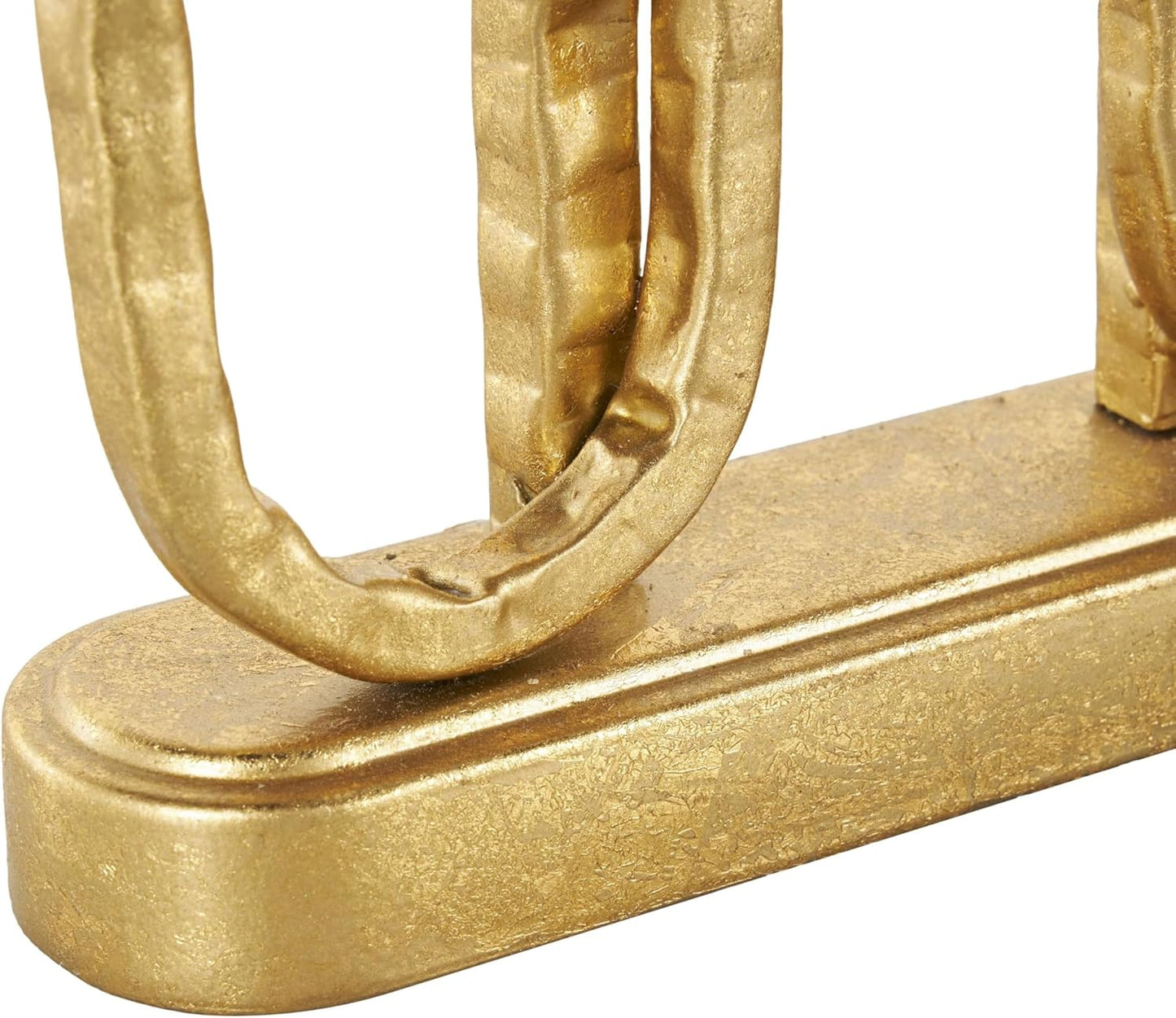 Deco 79 Metal Abstract Decorative Candle Holder Mushroom Inspired Candle Stand, Set of 2 Candlestick Holder 11", 14"H, Gold