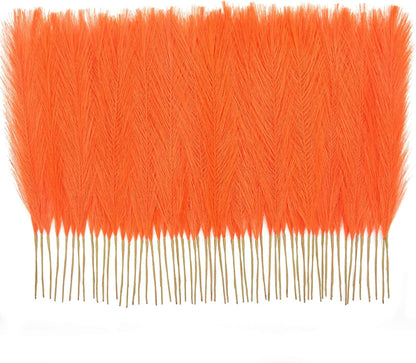 50pcs Pampas Grass 17in for Living Room Decor, Blush Pink Pampas Grass Decor, Fluffy Pink Flowers for Home Birthday Bathroom Baby Shower Wall Bow Decor(Blush & Cream & Pink)