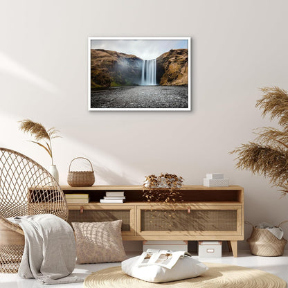 Americanflat 24x36 Poster Frame with Polished Plexiglass - Streamline Collection - Thin Border Picture Frame for Wall Display - Hanging Hardware Included - Black - Colors C