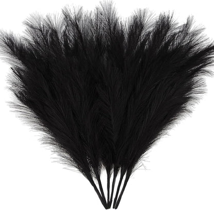 ZIFTY 7-Pcs 38"/3.1FT Faux Pampas Grass Large Tall Fluffy Artificial Fake Flower Bedroom Decor Boho Decor Bulrush Reed Grass for Vase Filler Farmhouse Home Wedding Decor (Beige Mixed)