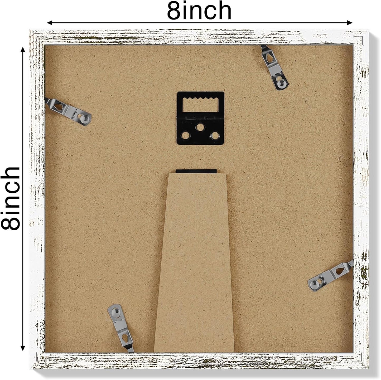 Vittanly 11x14 Picture Frame, Display Pictures 8x10 with Mat or 11x14 without Mat, Photo Frame for Wall Mounting, Black, 1 Pack - Colors B