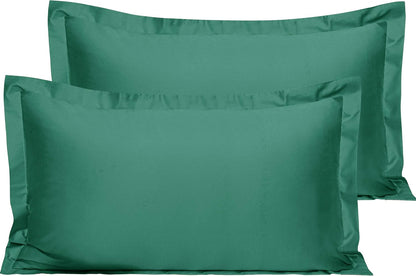 NTBAY Cotton 26x26 Euro Sham Covers - 500 Thread Count Egyptian Cotton Euro Pillow Covers, 2 Pack Super Soft and Breathable 26x26 Pillow Covers, Square Pillow Cases, White