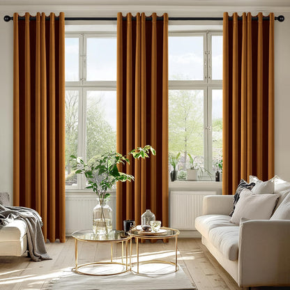 MIULEE Blackout Curtains for Bedroom Living Room 2 Panels, Thermal Insulated Room Darkening Drapes Grommet Noise Reducing Light Blocking Window Treatments 63 Inches Long 40x63 Inch Black - Colors A