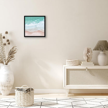Americanflat 24x36 Poster Frame with Polished Plexiglass - Streamline Collection - Thin Border Picture Frame for Wall Display - Hanging Hardware Included - Black - Colors A