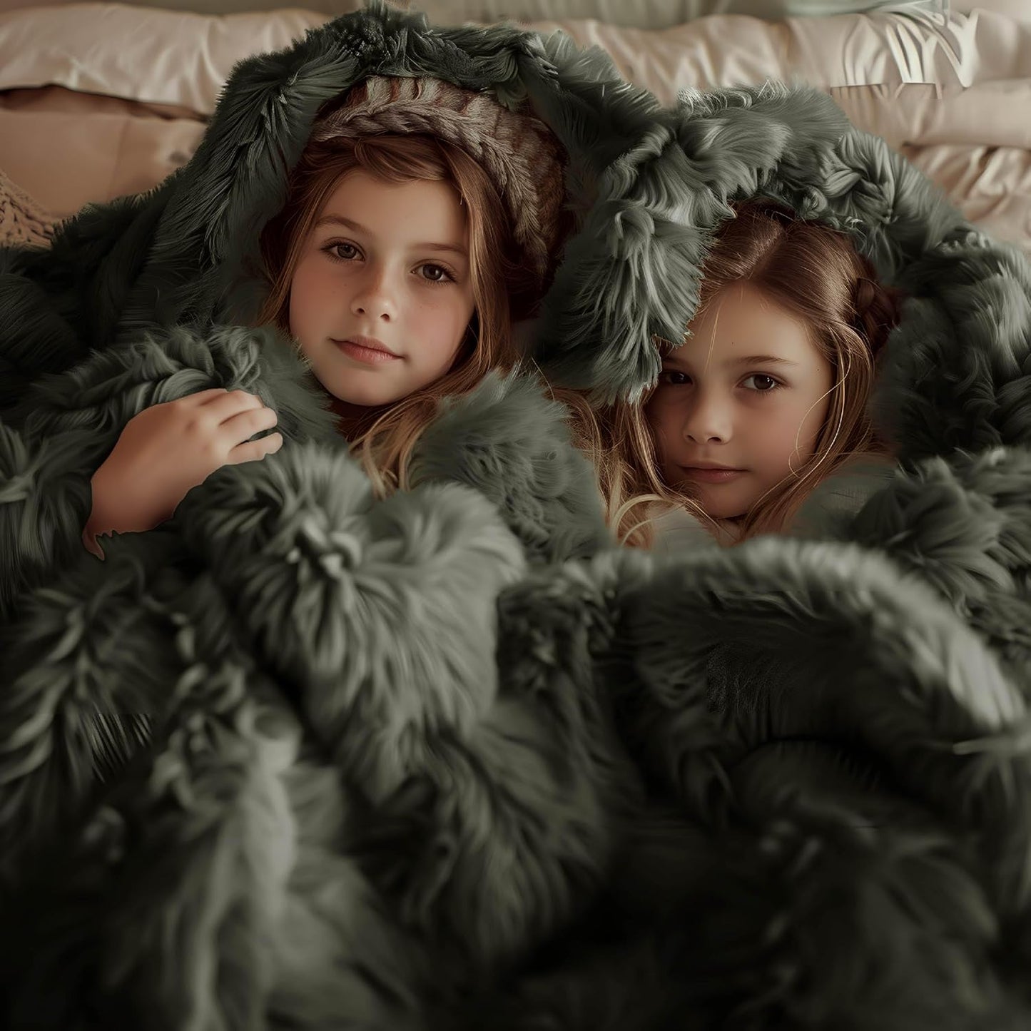 Bedsure GentleSoft Fluffy Fuzzy Faux Fur Throw Blanket for Couch, Soft Sherpa Fleece Cozy Gifts for Women, Plush Bed Blanket Room Decor for Men, Thick Warm Minky Teen Gifts Winter Bedding