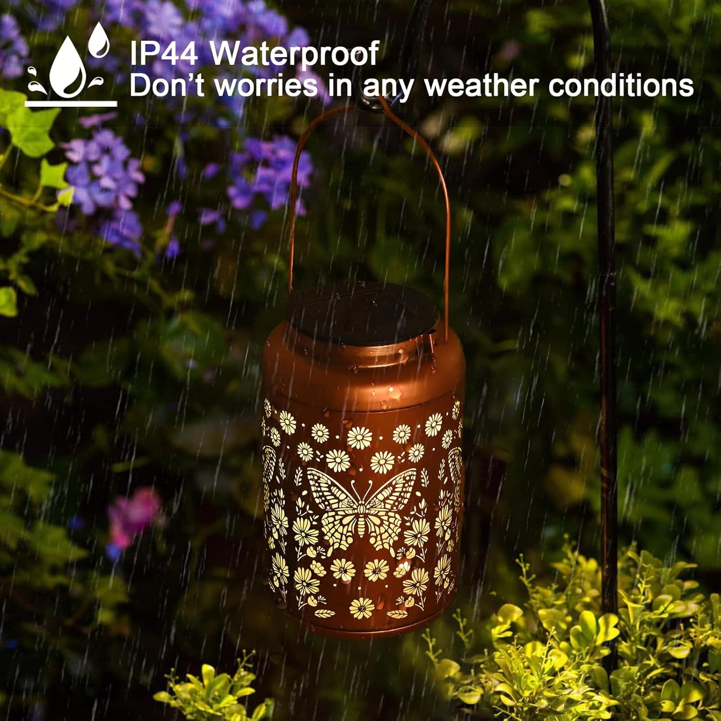 Mothers Day Gifts for Mom Grandma - Birthday Day Gifts for Women, Hummingbird Solar Lantern Outdoor Waterproof, Garden Decor
