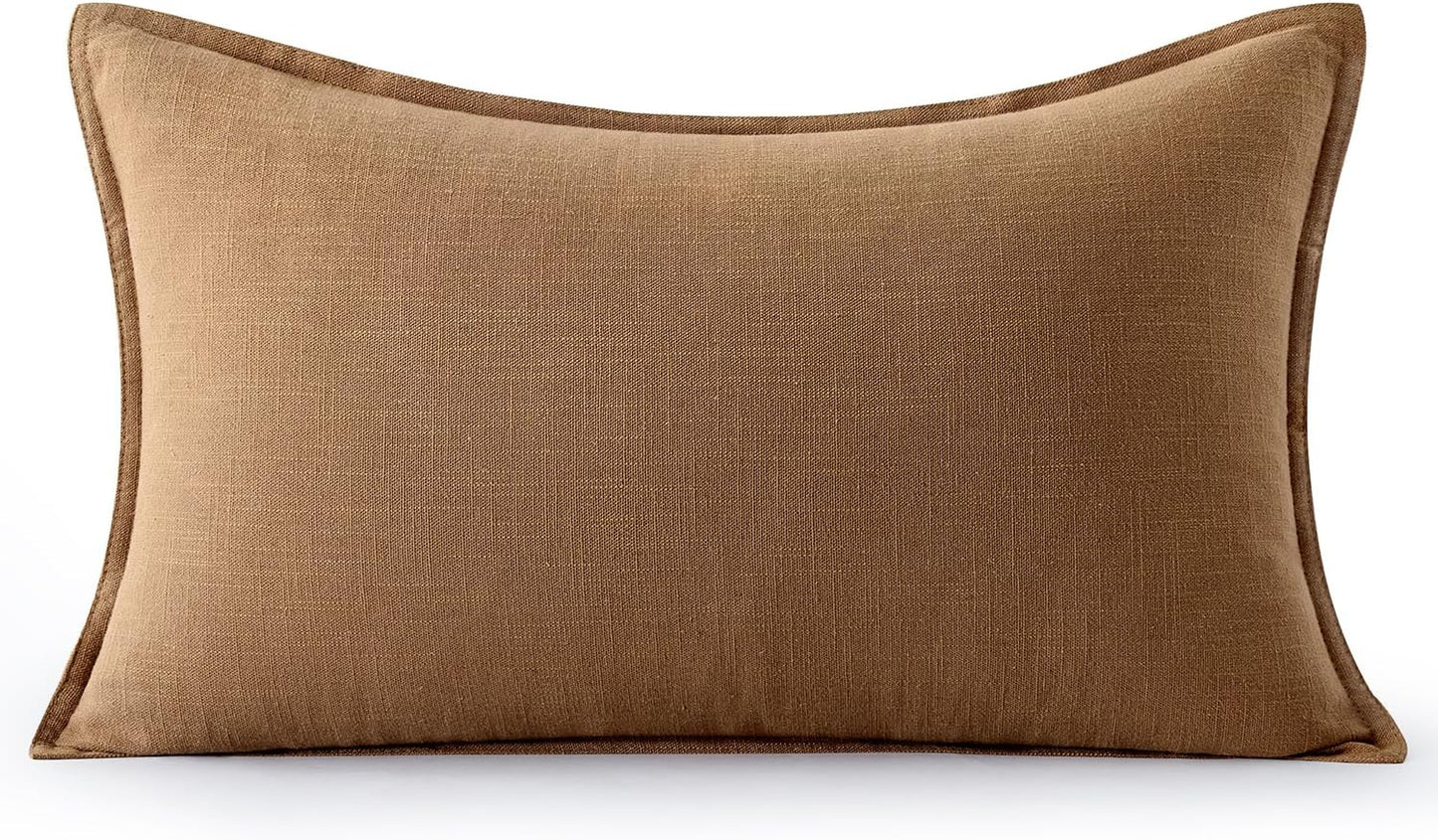 MIULEE Decorative Long Lumbar Throw Pillow Cover for Bed 14x36 Natural Beige Boho Farmhouse Neutral Couch Pillowcase Pack of 1 Accent Modern Sofa Cushion Livingroom Home Decor (Covers Only)