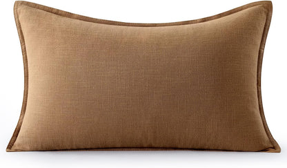 MIULEE Decorative Long Lumbar Throw Pillow Cover for Bed 14x36 Natural Beige Boho Farmhouse Neutral Couch Pillowcase Pack of 1 Accent Modern Sofa Cushion Livingroom Home Decor (Covers Only)