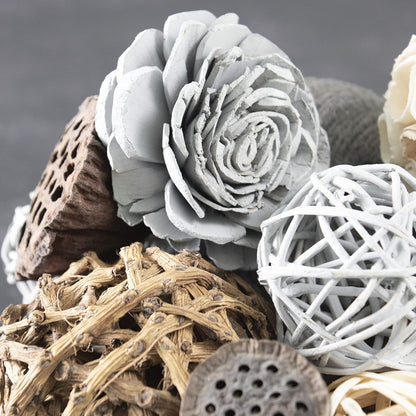 ANDALUCA Natural Tones Vase & Bowl Filler Decorative Balls (Natural Orbs)