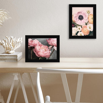 Americanflat 12x18 Poster Frame with Shatter-Resistant Glass - Signature Collection - Gallery-Style Frames Made of Engineered Wood - Photo Frame for Wall Display - Black - Colors C