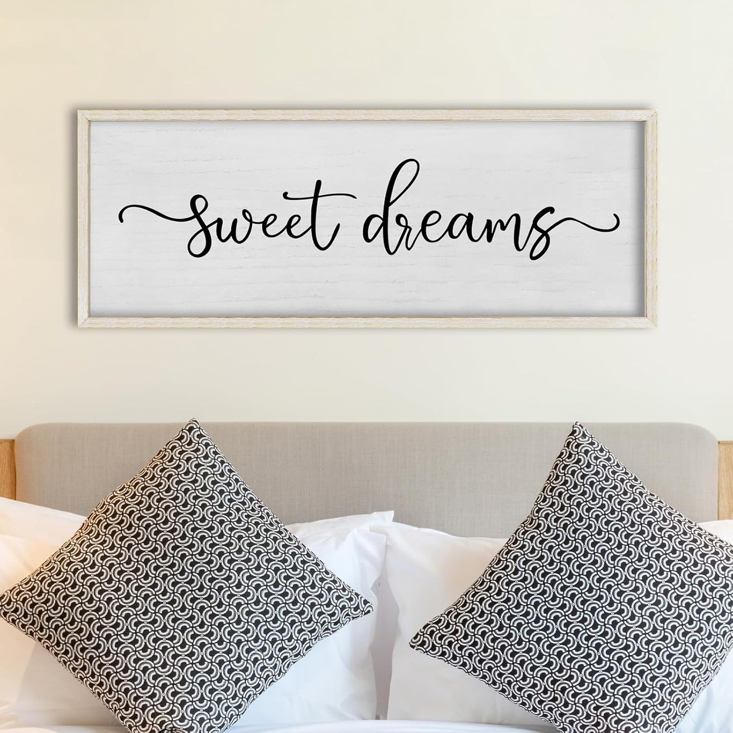 FZMHASLWW Gather Sign Wall Decor 32"×12" Large Wooden Framed for Dining Room Simple Home Kitchen Hanging Art (Wood)