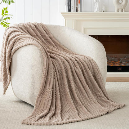 50x70 Inch Rust Throw Blanket - Soft & Fluffy Fleece, Cute & Aesthetic, Perfect for Sofa, Couch, Chair, Bed, Living Room & Bedroom, All-Season Use, Plush & Cozy Decorative Blanket