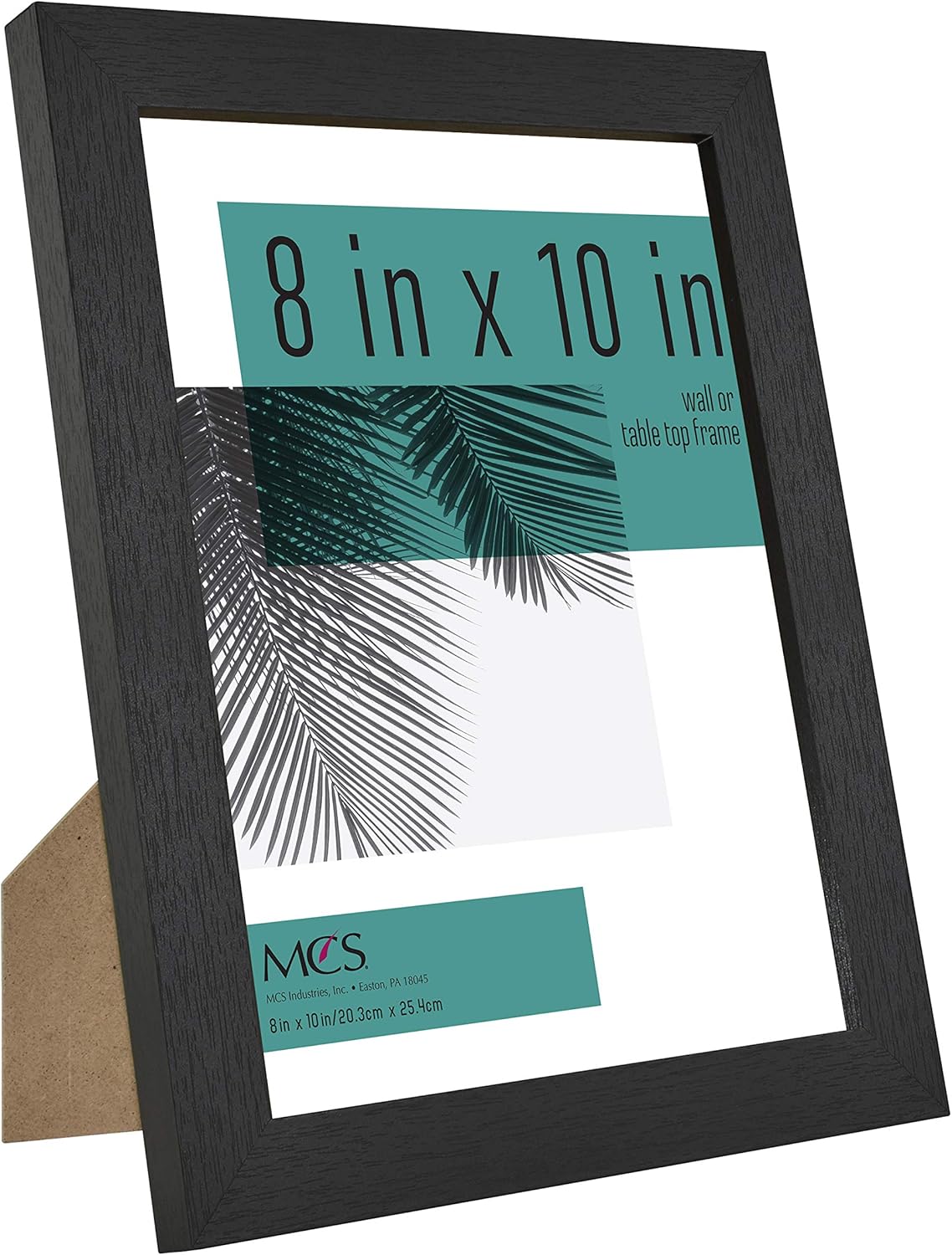 MCS Studio Gallery 16x24 Poster Frame Black Woodgrain Engineered Wood, Vertical & Horizontal Wall Hanging Large Picture Frame for Photos, Posters & Art Prints (1-Pack)