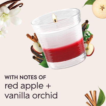 Glade 1-Wick Scented Candle Jar, Angel Whispers, Air Freshener Infused with Essential Oils, 4.08 Oz, 2 Count