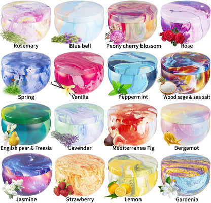 Howemon 24 Pack Scented Candles Set for Home, Relaxing Stress Relief, Aromatherapy - Natural Soy Wax and Fragrance - Gifts for Women, Mom, Best Friend, Wife, Birthday