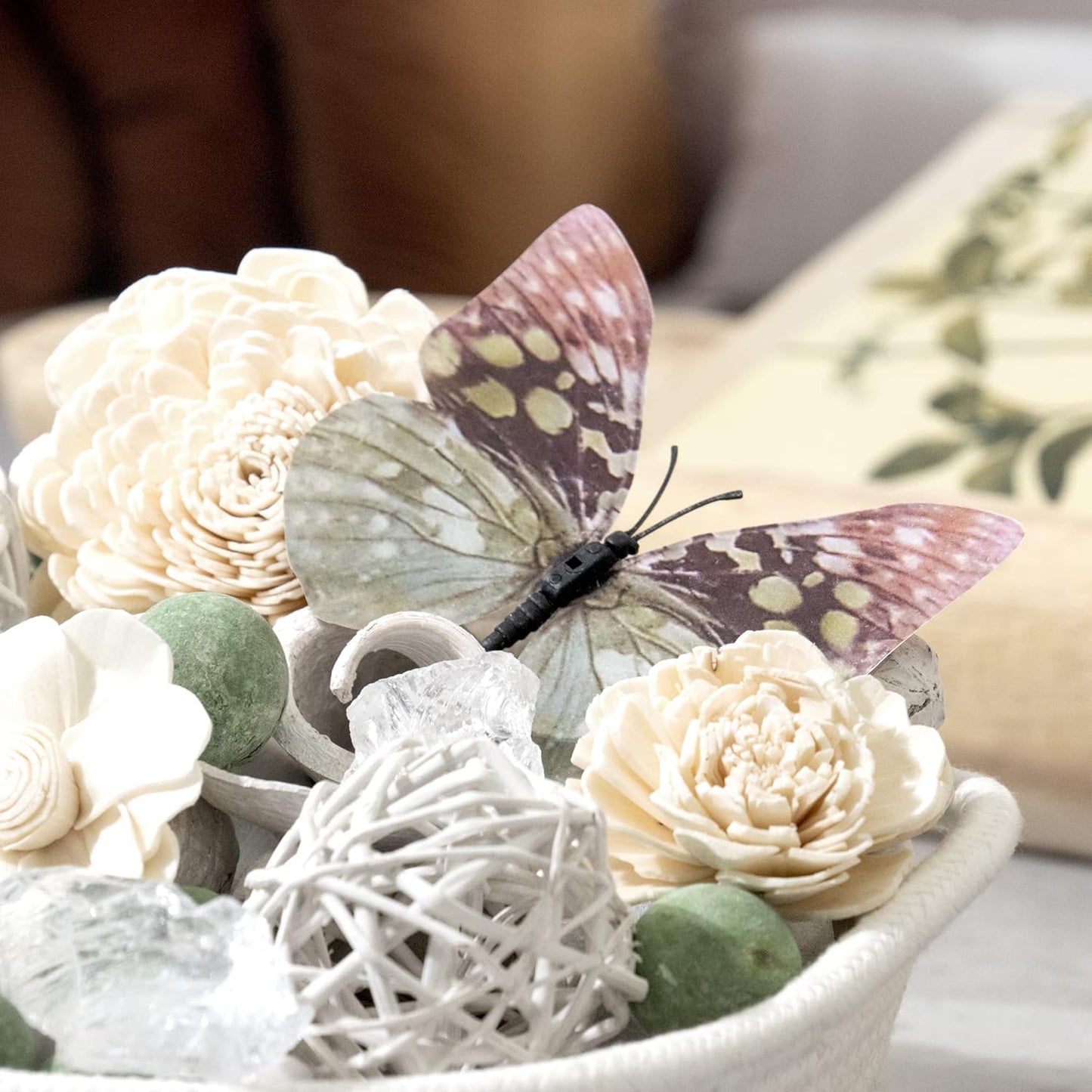 ANDALUCA Maison Box Fragrance Potpourri Decorative Vase & Bowl Filler Home Décor (Coconut Sandalwood)