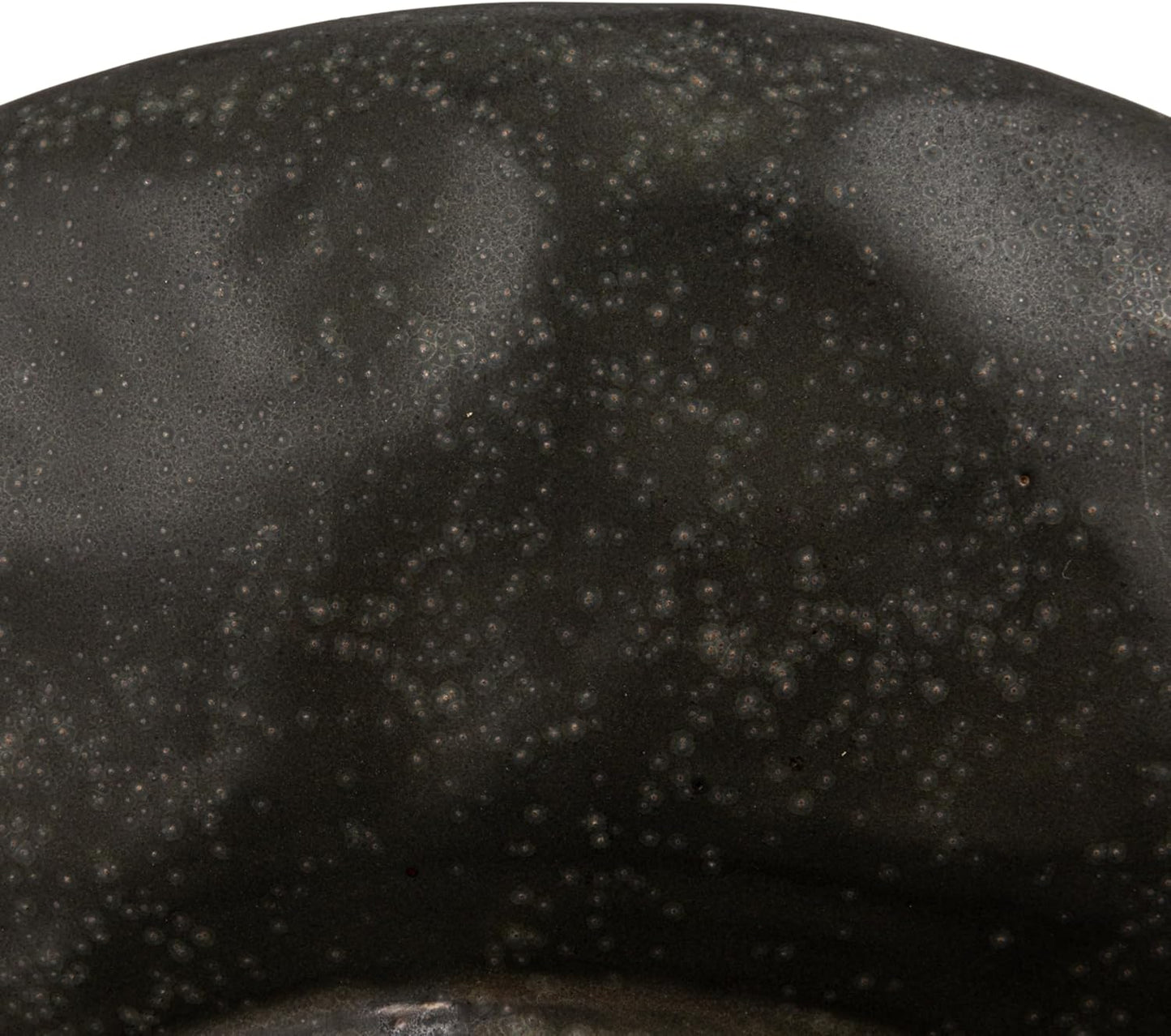 Creative Co-Op Stoneware Bowl w Reactive Glaze, White
