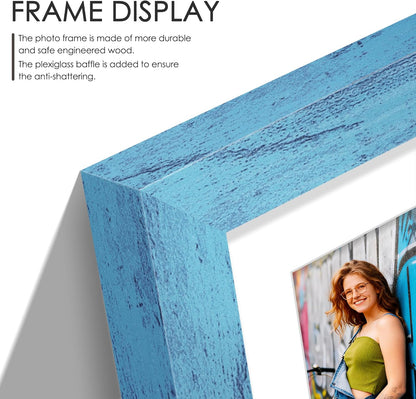 DUENPY 14x26 Collage Picture Frame 4x6 Collage Picture Frame Displays Twelve 4x6 inch Photos Available Horizontal Wall Mounting Display and Vertical Black - Colors B