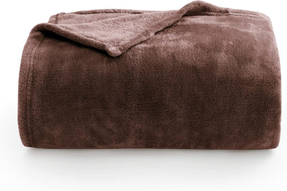BEDELITE Fleece Blanket Black Throw Blankets for Couch & Bed, Luxury Plush Cozy Fuzzy Blanket 50x60 inches, Super Soft Warm Lightweight Throw Blanket for Travel Camping - Colors A