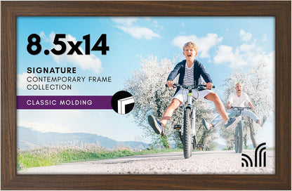 Americanflat 12x18 Poster Frame with Shatter-Resistant Glass - Signature Collection - Gallery-Style Frames Made of Engineered Wood - Photo Frame for Wall Display - Black - Colors A