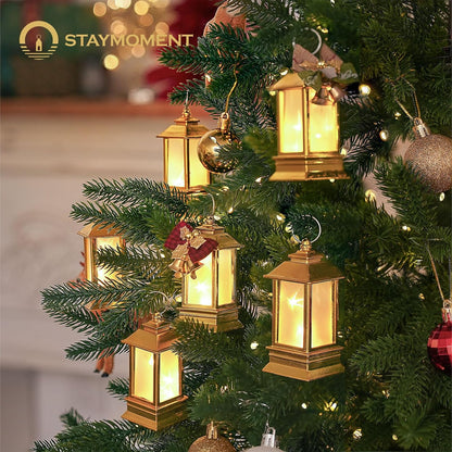 Black Lanterns Decorative Indoor: 24 Pcs Starlight Mini LED Lantern for Centerpiece Table Decorations Halloween Christmas Wedding Party Camping Decor