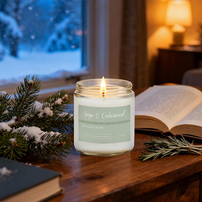 6 Pack Scented Candles Gift Set, Long Lasting Aromatherapy Candles for Home, 37.8 oz 300 Hour Burn, Lavender Jasmine Vanilla Sage Sandalwood Rose Eucalyptus Mint, Gifts for Women