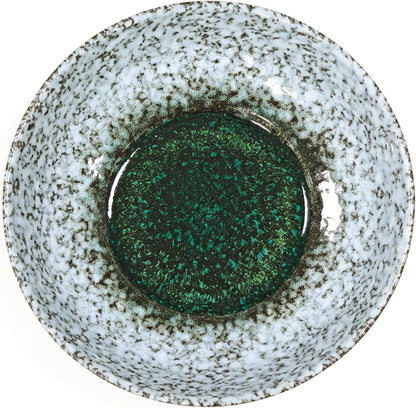 10" Decorative Bowl,Ceramic Fruit Bowl for Kitchen Counter,Coffee Table, Dining Room,Table Centerpiece Bowel,Entryway Key Holder & Jewelry Organizer (Ocean Blue)