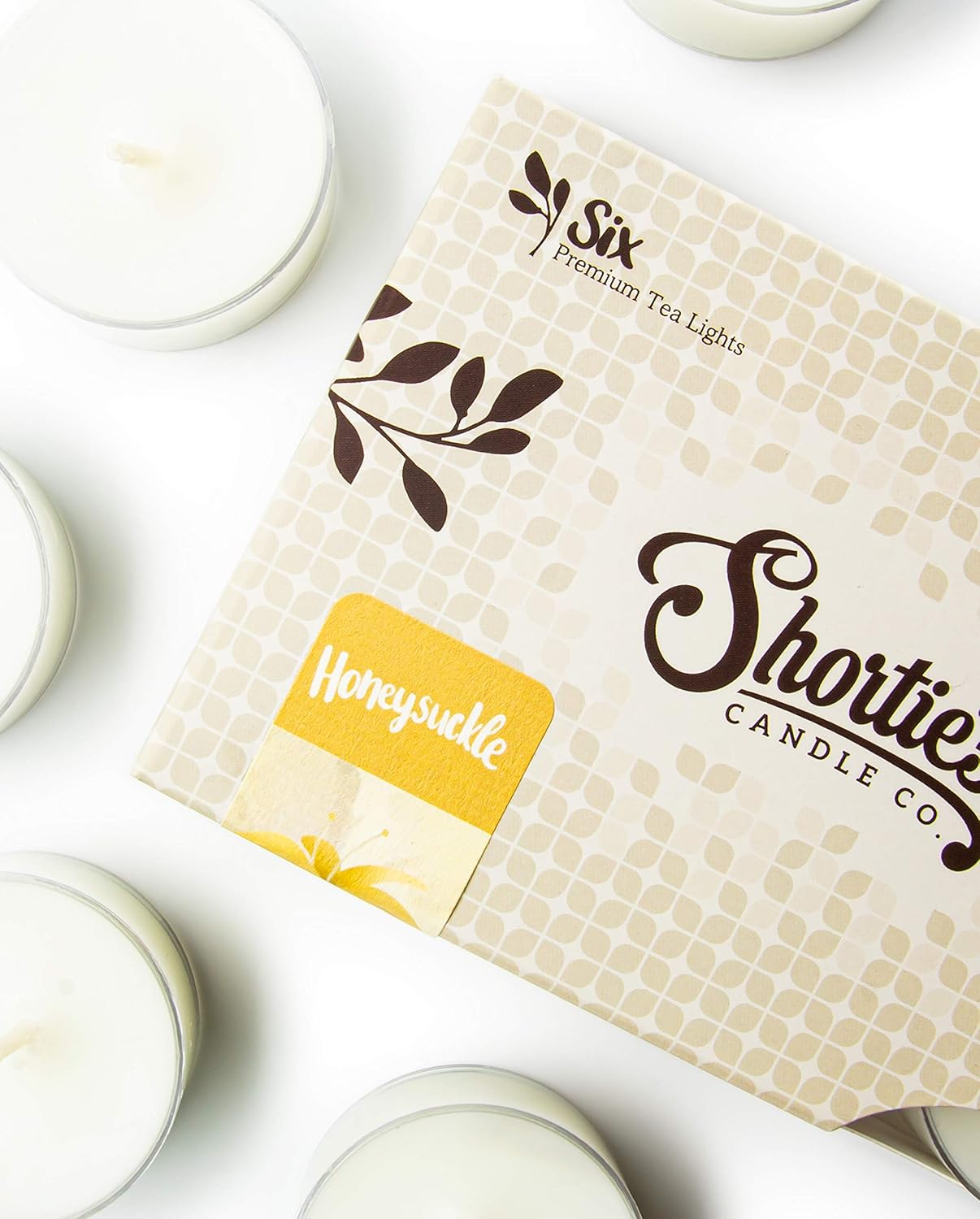 Pure English Lavender Premium Tealight Candles - Highly Scented with Essential & Natural Oils - 6 Purple Tea Lights - Beautiful Candlelight - Made in the USA - Flower & Floral Collection