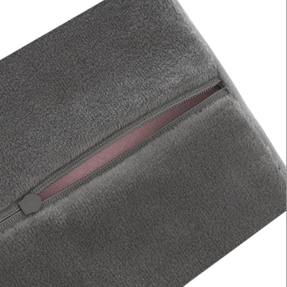 Saloniture Half Round Massage Table Bolster Pillow Pad - 26 x 6 x 3 Inch - Black