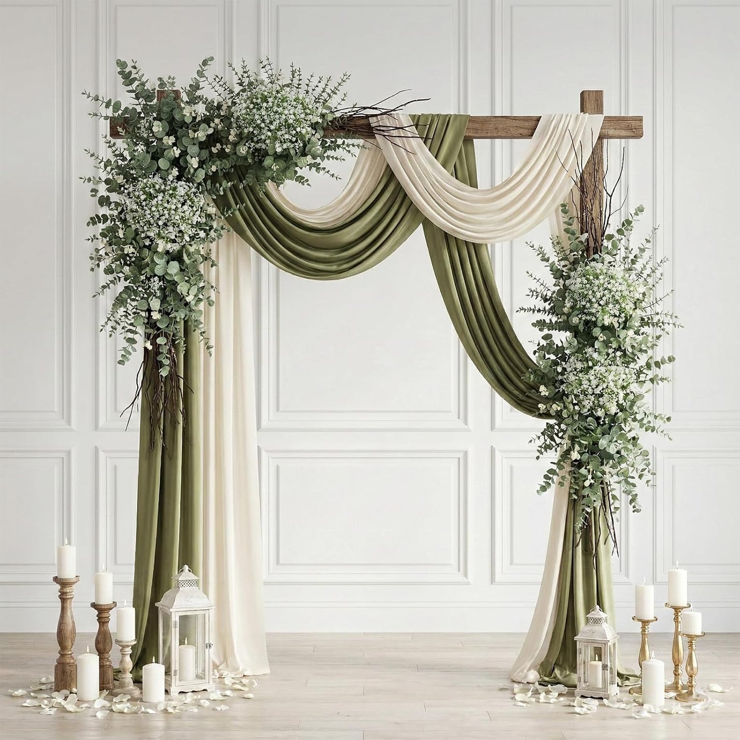 lovemoon 130 Pcs Artificial Mixed Eucalyptus Stems Bulk, 5 Kinds of Faux Greenery Eucalyptus Leaves Bulk for Vase Wedding DIY Bouquets Floral Arrangement Home Decor (130, Green)