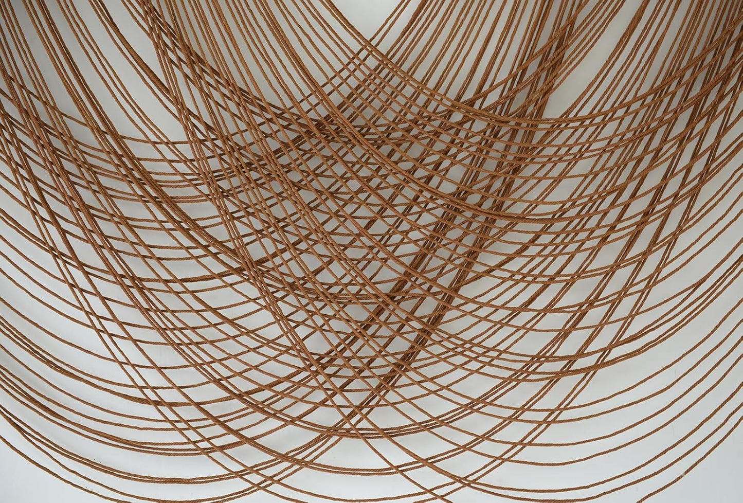 Flber Macrame Wall Hanging Boho Wall Decor Tapestry Dip Dyed Ombre Moss Green Handmade Wall Art Woven Cotton Rope Backdrop with for Bedroom Living Room, 57" W x 39" L