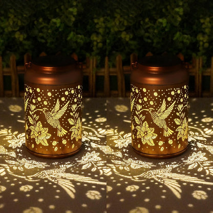 Mothers Day Gifts for Mom Grandma - Birthday Day Gifts for Women, Hummingbird Solar Lantern Outdoor Waterproof, Garden Decor