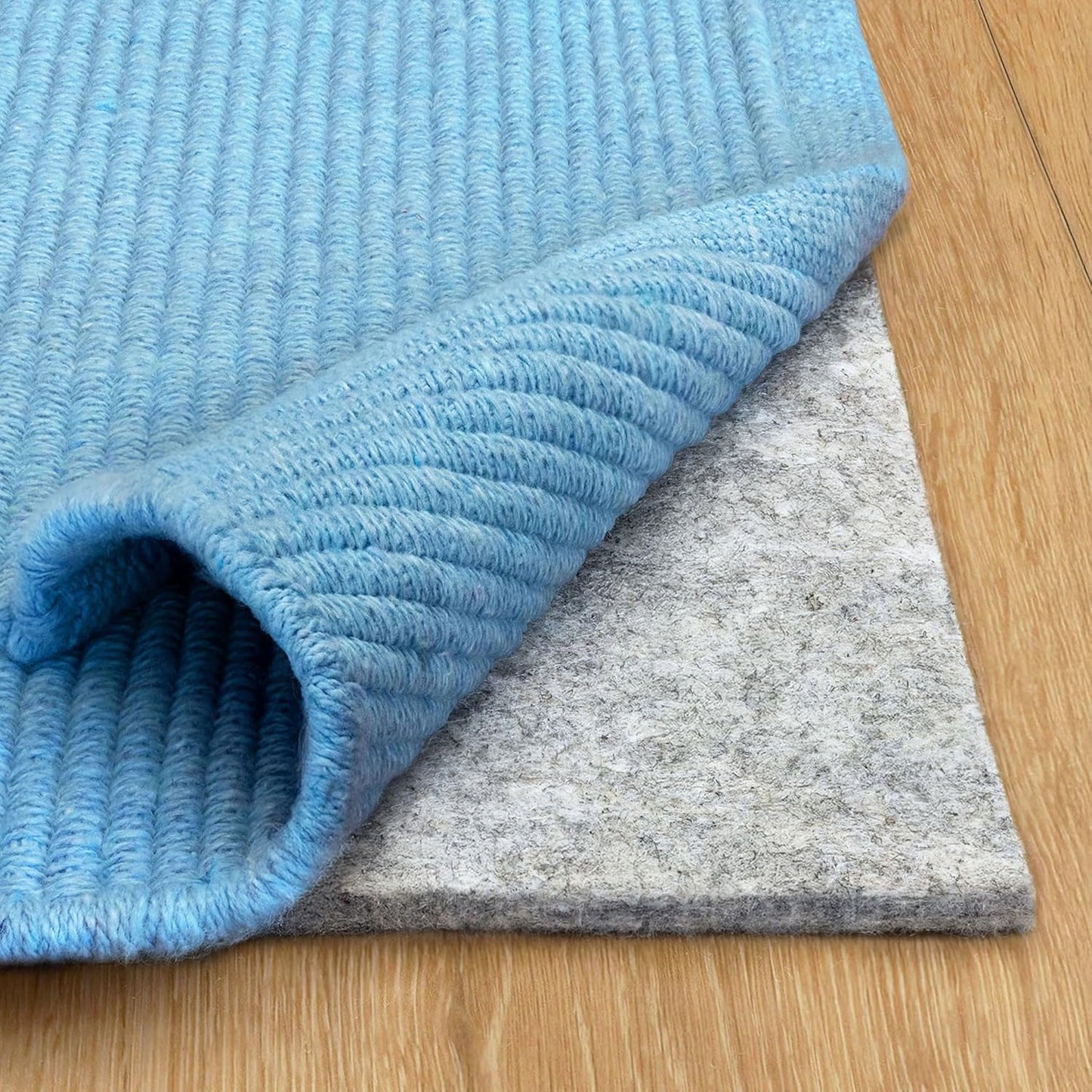 RUGPADUSA - Basics - 8'x10' - 1/4" Thick - 100% Felt - Protective Cushioning Rug Pad - Safe for All Floors and Finishes Including Hardwoods - Colors A
