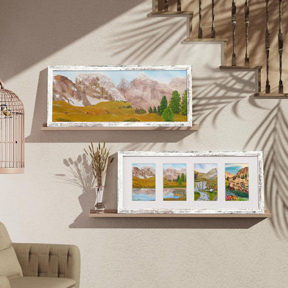 Vittanly 11x14 Collage Picture Frame, Displays 5Pcs 4x6 Pictures with Mat or 1Pcs 11x14 without Mat for Wall Mounting, Picture Frames Collage Wall Decor in Black, 1 Pack