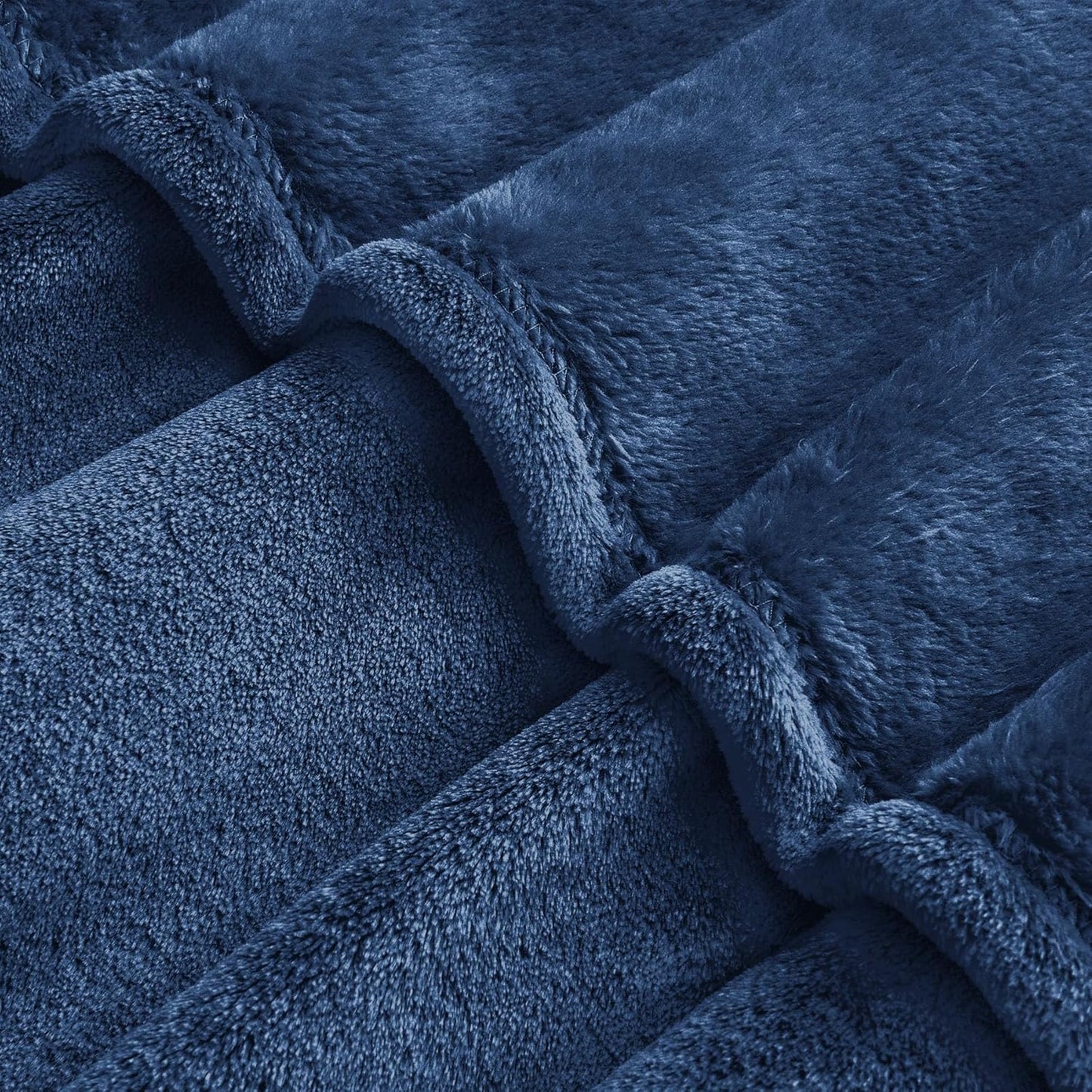BEDELITE Fleece Blanket Black Throw Blankets for Couch & Bed, Luxury Plush Cozy Fuzzy Blanket 50x60 inches, Super Soft Warm Lightweight Throw Blanket for Travel Camping - Colors A