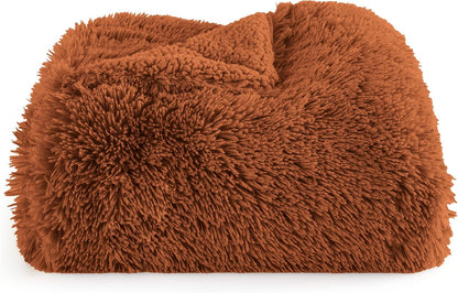 Bedsure GentleSoft Fluffy Fuzzy Faux Fur Throw Blanket for Couch, Soft Sherpa Fleece Cozy Gifts for Women, Plush Bed Blanket Room Decor for Men, Thick Warm Minky Teen Gifts Winter Bedding