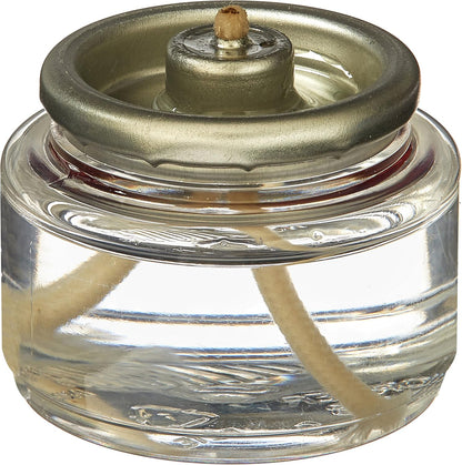 Hollowick Disposable Liquid Candles, 8 Hour, for Use in Glass Votive Tealight Lamp Holders, Restaurant Wedding Table Top Lights, Child Resistant Closures, 90 Pieces, Clear Fuel Oil HD8-90