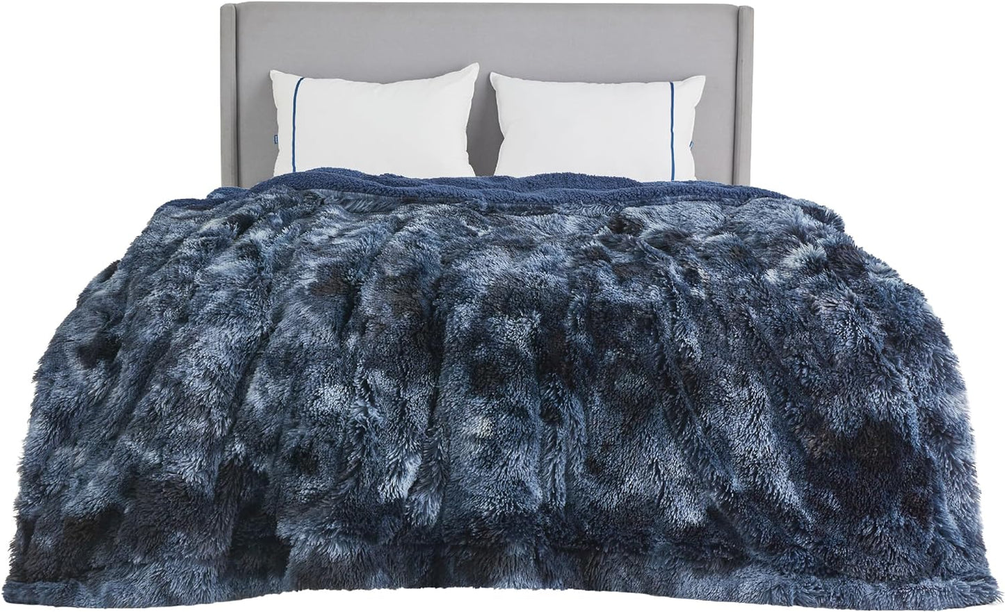 Bedsure GentleSoft Fluffy Fuzzy Faux Fur Throw Blanket for Couch, Soft Sherpa Fleece Cozy Gifts for Women, Plush Bed Blanket Room Decor for Men, Thick Warm Minky Teen Gifts Winter Bedding