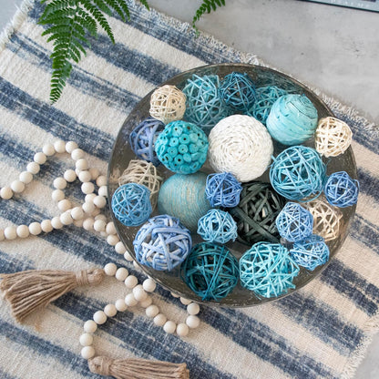 ANDALUCA Decorative Balls Bag Bowl Filler Home Decor (Beige)