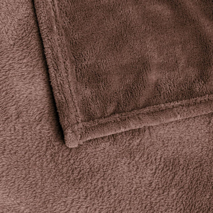 BEDELITE Fleece Blanket Black Throw Blankets for Couch & Bed, Luxury Plush Cozy Fuzzy Blanket 50x60 inches, Super Soft Warm Lightweight Throw Blanket for Travel Camping - Colors A