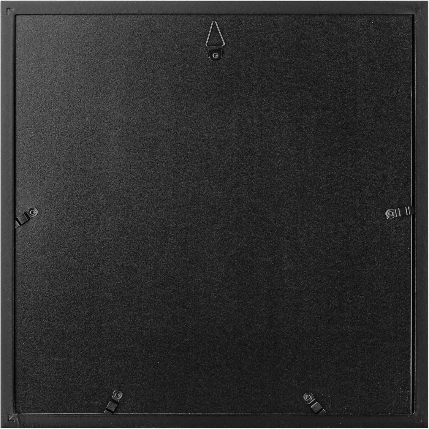 Gallery Perfect 12x12 Picture Frames, 9 Piece Set with Real Glass Cover for 8x8 Photos With Mat, Picture Frames Collage Wall Decor for Gallery Wall, Home Decor, Black