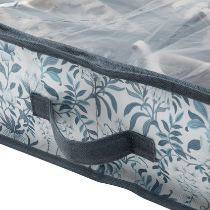 Laura Ashley Medium Storage Box | Dimensions: 11"x 12"x 6 | Foldable | Closet Organization | Storage | Parterre