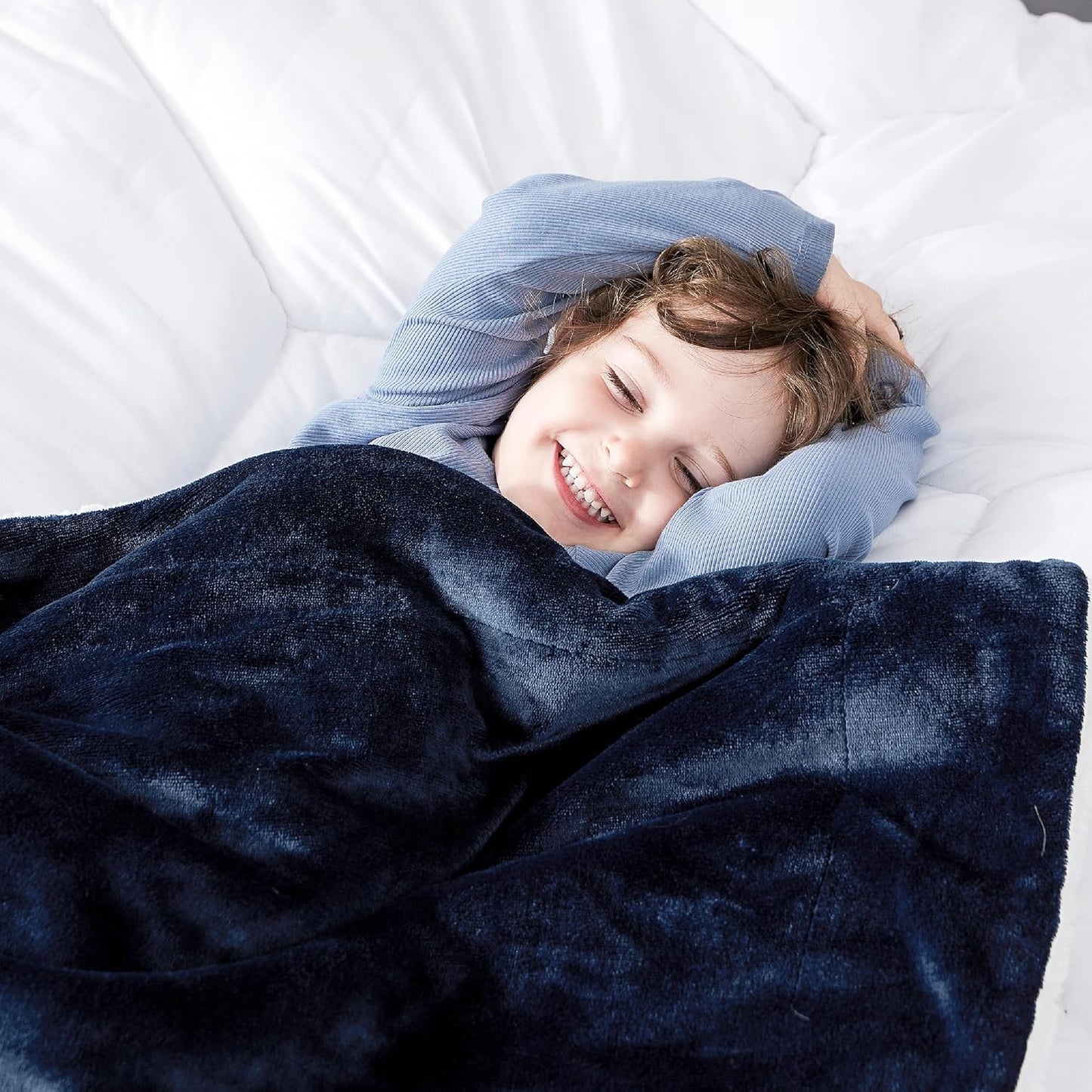 Bedsure GentleSoft Fleece Throw Blanket for Couch Grey - Lightweight Plush Fuzzy Cozy Soft Blankets and Throws for Sofa, Couch, Travel, Camping, 50x60 inches - Colors B
