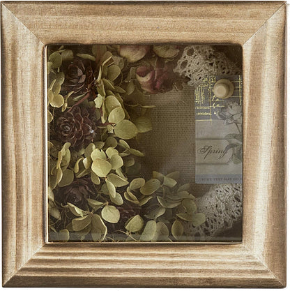 Freezing point Shadow Box Frame 8x8 Shadow Boxes Display Case with Linen Back Memorabilia Awards Medals Bouquet Photos Picture Badge Wedding Memory Box for Keepsakes Carbonized Small Pin Board