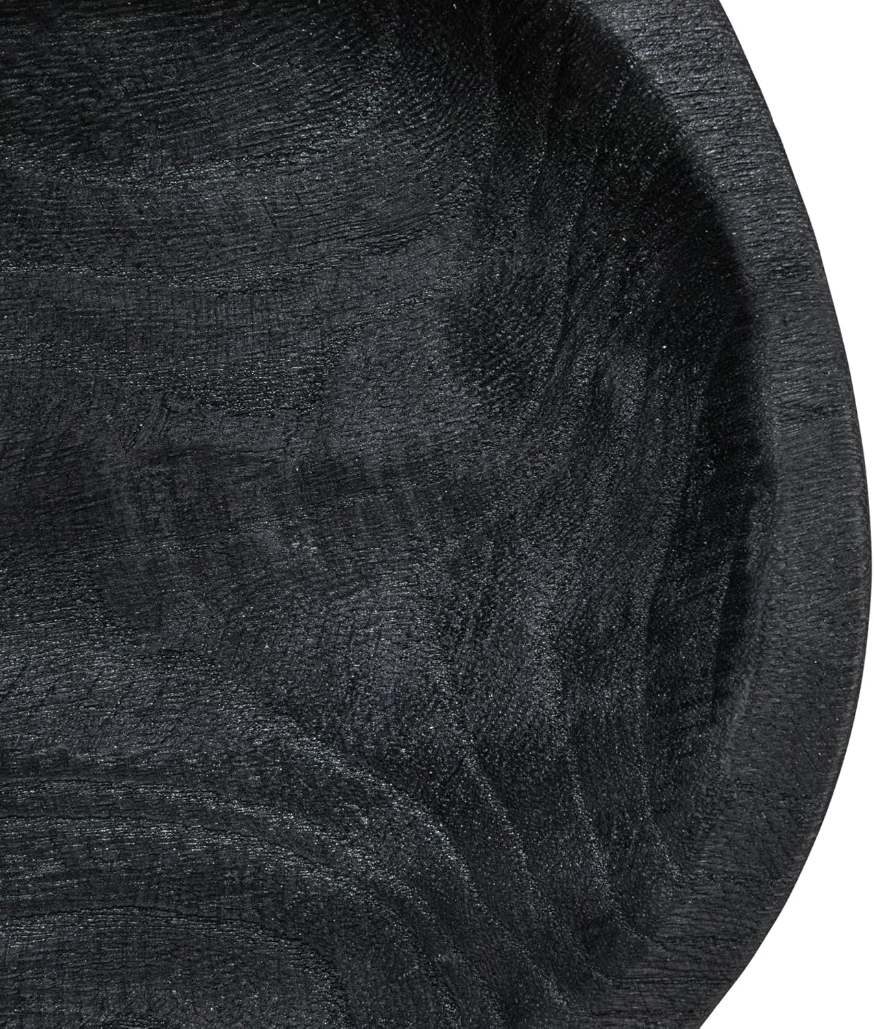 Bloomingville Hand-Carved Paulownia Wood Bowl with Whitewashed Finish